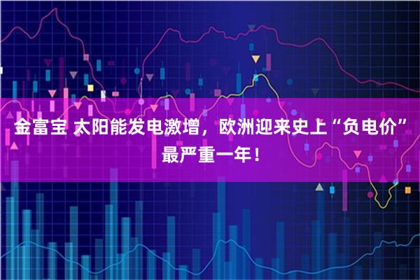 金富宝 太阳能发电激增，欧洲迎来史上“负电价”最严重一年！