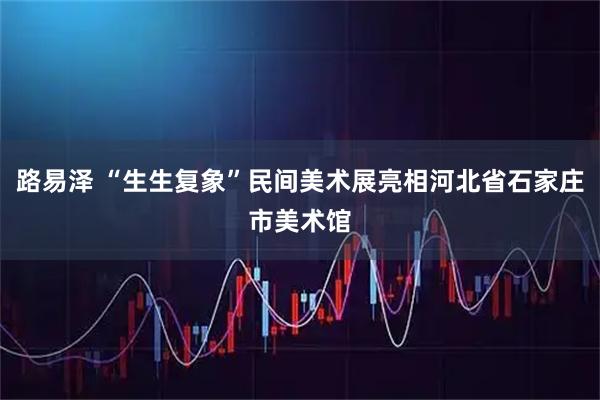 路易泽 “生生复象”民间美术展亮相河北省石家庄市美术馆